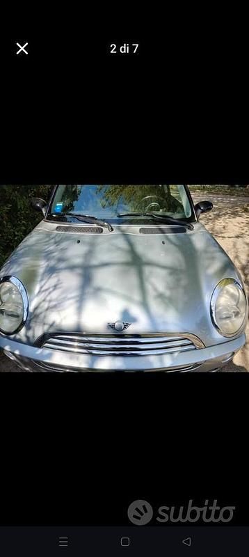 Usata Mini Cooper 116 CV (85 kW) 2005 Grigio Utilitaria