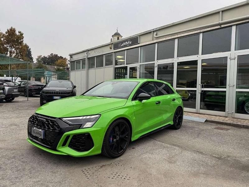 Verde Usata 2021 Audi RS3 Ambiente Tre volumi | 49.900 € (Molto cara) - Immagine 1/4