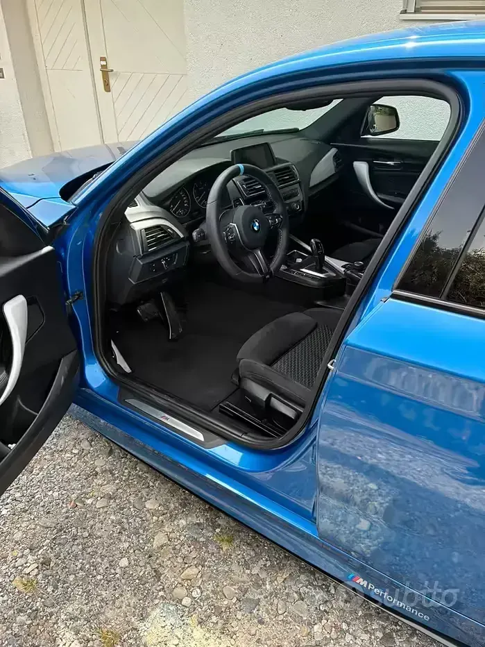 Usata BMW 116 M Performance 116 CV (85 kW) 2017 Blu Utilitaria