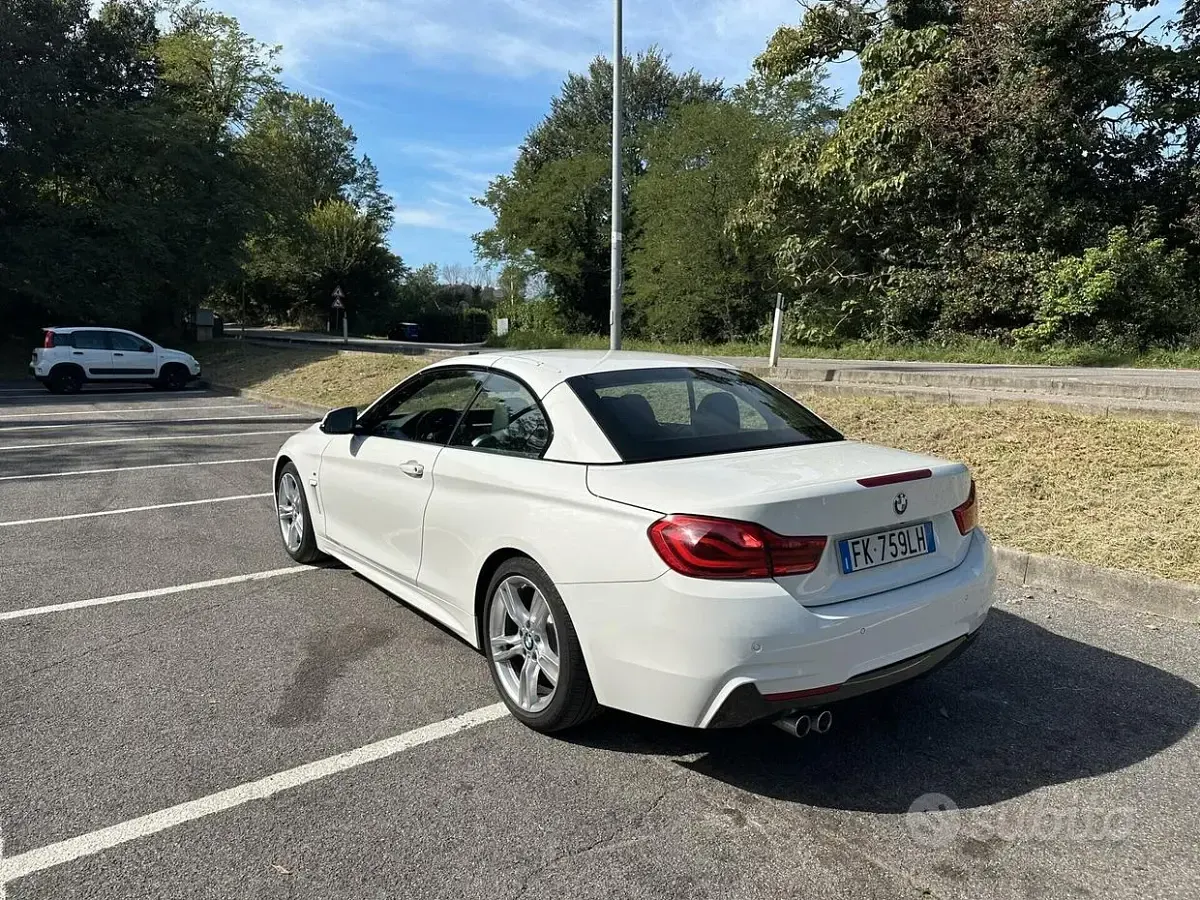 Usata BMW 420 Cabriolet M Sport 190 CV (139 kW) 2017 Bianco Cabrio