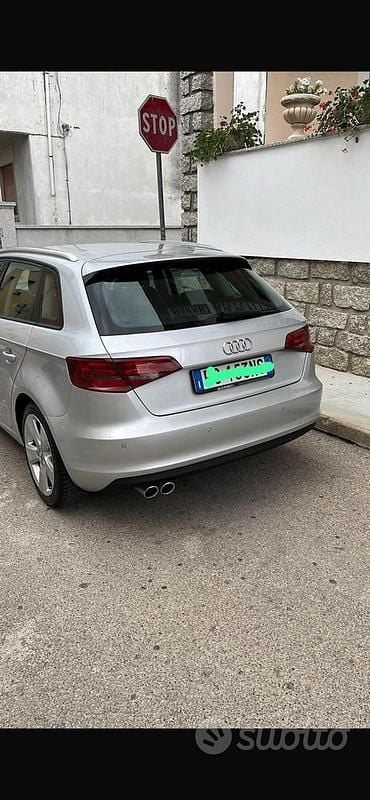 Usata Audi A3 Ambiente 150 CV (110 kW) 2014 Grigio Berlina