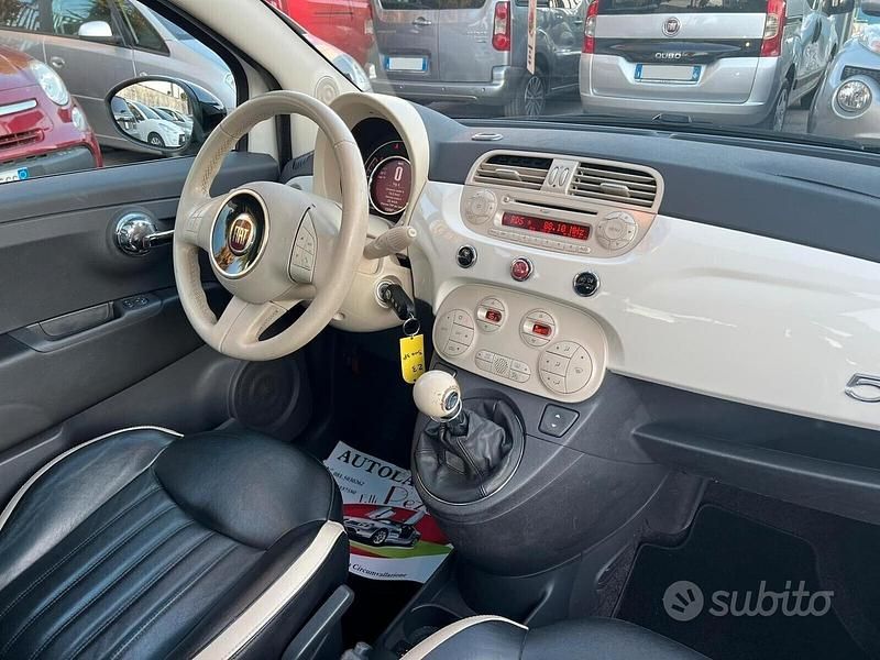 Usata Fiat 500 69 CV (50 kW) 2014 Bianco Utilitaria