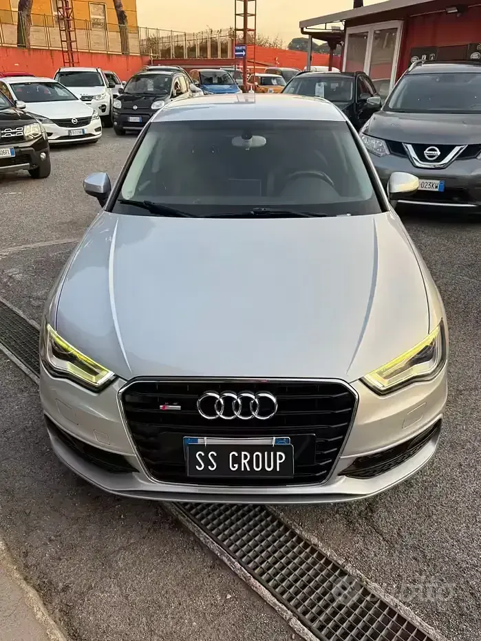 Käytetty Audi A3 S-Line 110 HP (80 kW) 2014 Harmaa Sedan