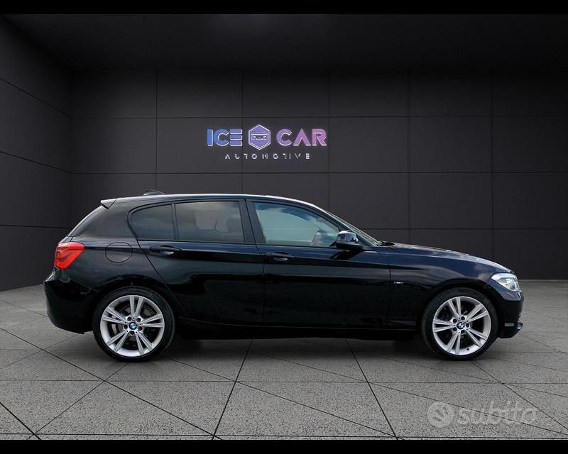 Usata BMW 116 Sport Line 122 CV (89 kW) 2015 Nero Utilitaria
