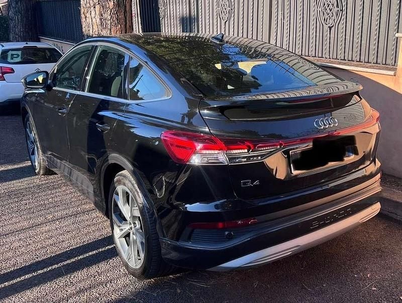 Usado Audi Q4 Sportback e-tron Advanced 69 kW (95 CV) 2022 Negro SUV