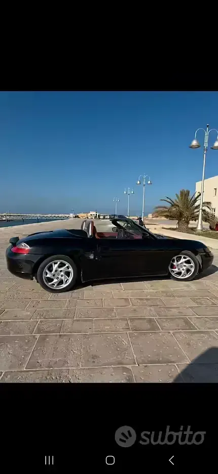 Usata Porsche Boxster 204 CV (150 kW) 1998 Nero Cabrio