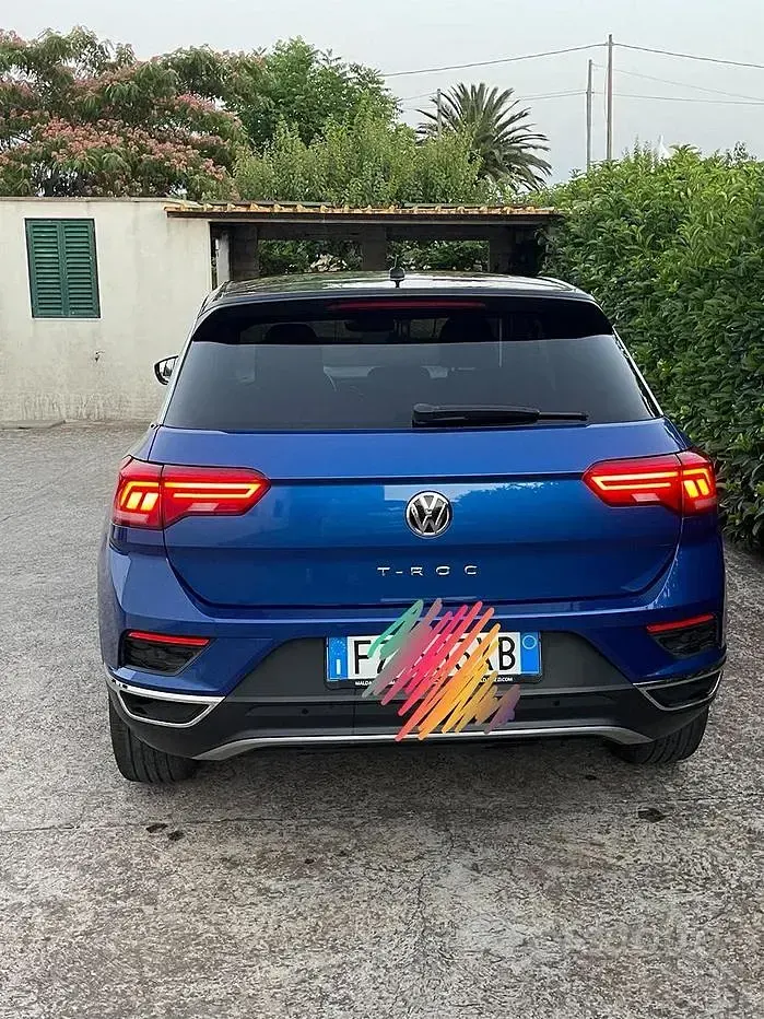 Usata VW T-Roc 150 CV (110 kW) 2019 Blu SUV