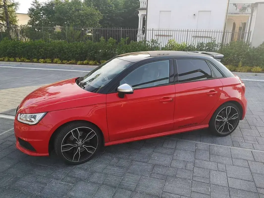 Usata Audi S1 Sportback Ambiente 231 CV (169 kW) 2017 Rosso Utilitaria