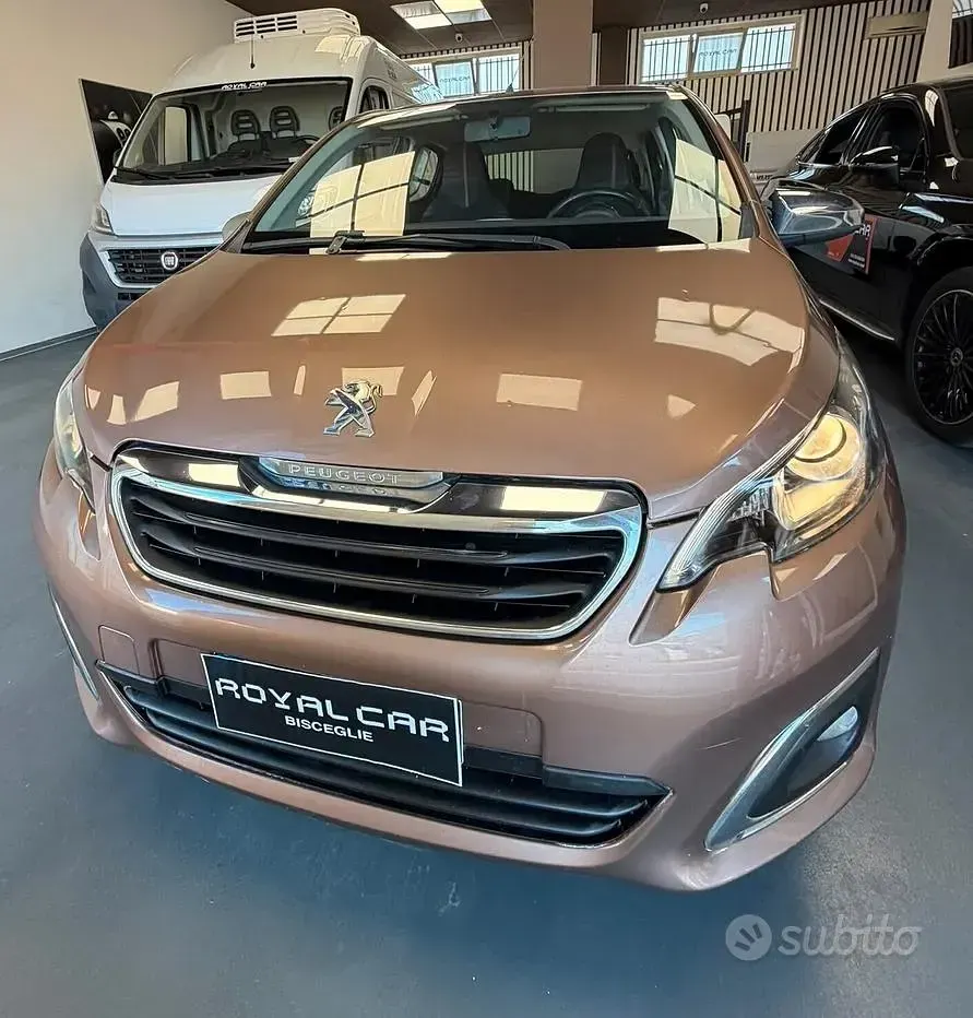 Usata Peugeot 108 82 CV (60 kW) 2015 Marrone Berlina
