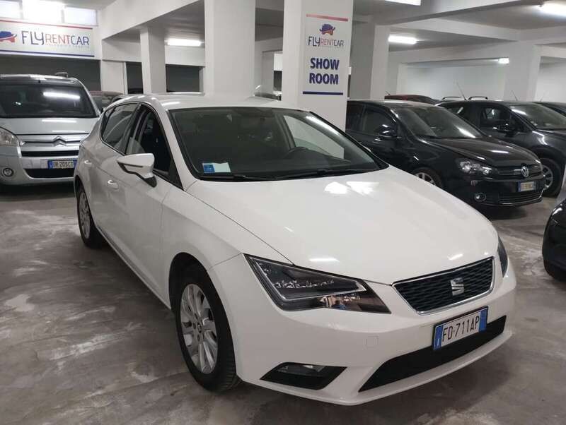 Usata Seat Leon Style 150 CV (110 kW) 2016 Bianco Berlina