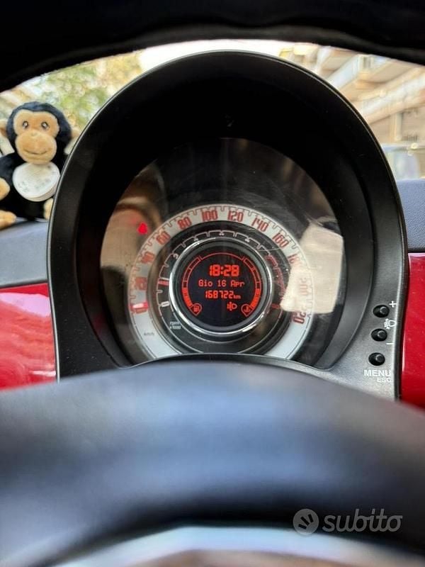 Usata Fiat 500 Lounge 69 CV (50 kW) 2008 Rosso Berlina