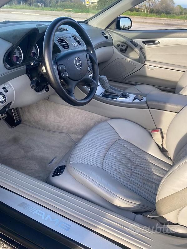 Usata Mercedes SL55 AMG 500 CV (367 kW) 2003 Blu Cabrio