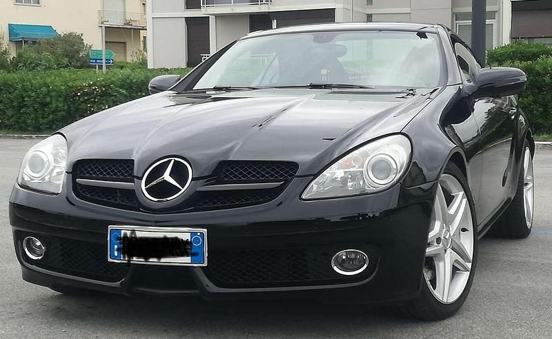 Usata Mercedes SLK200 184 CV (135 kW) 2008 Nero Cabrio