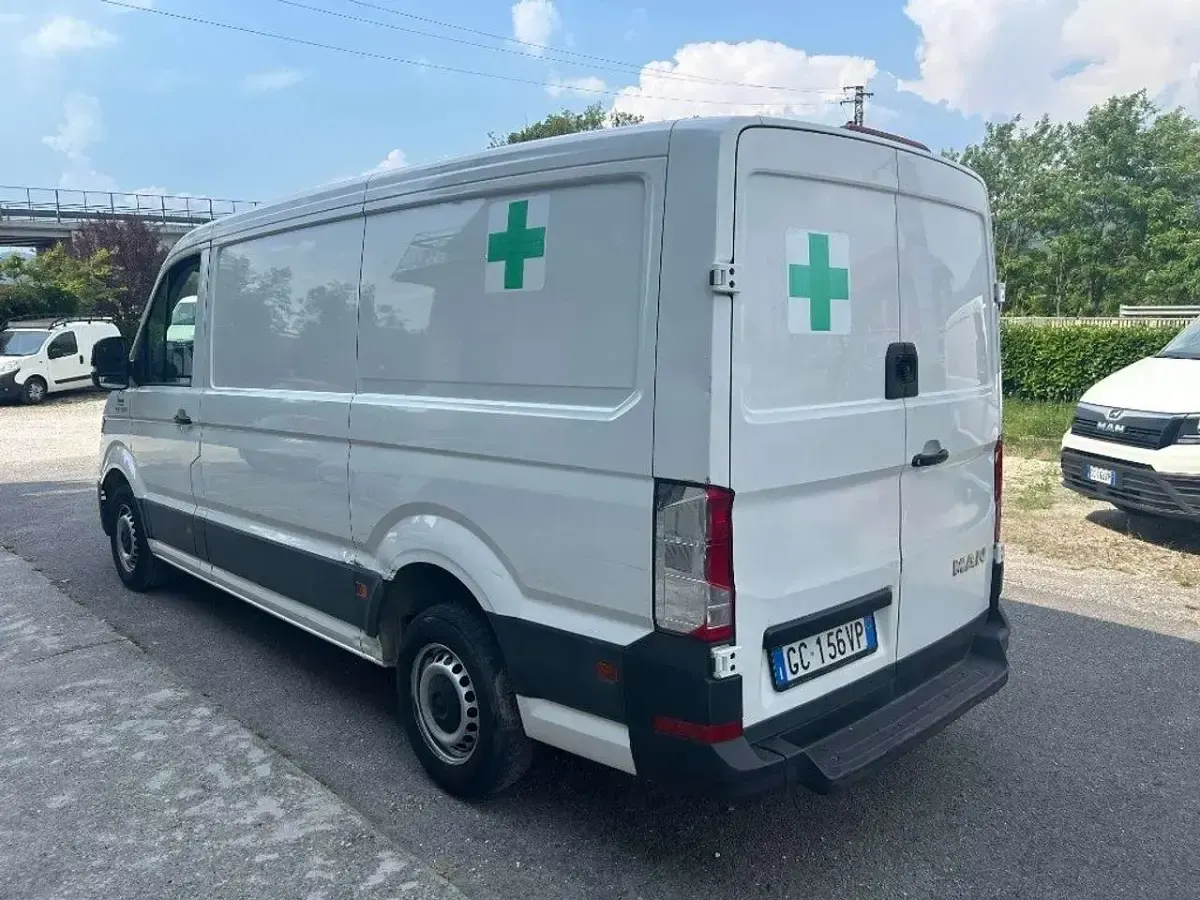 Usata MAN TGE 140 CV (102 kW) 2020 Bianco Furgone