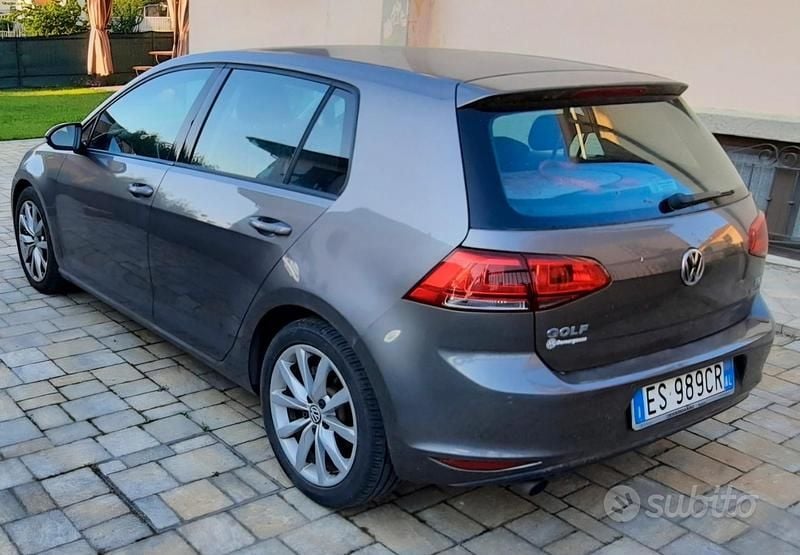 Usata VW Golf VII Highline 105 CV (77 kW) 2013 Grigio Berlina