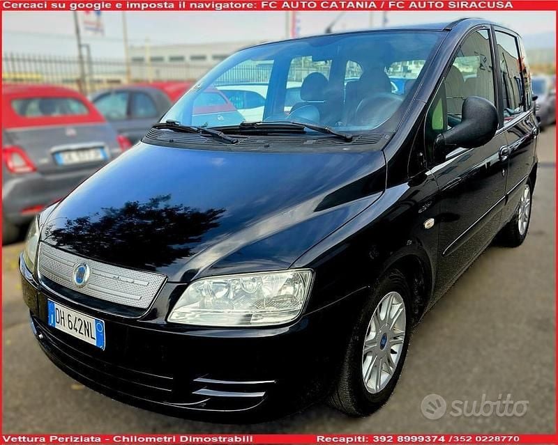 Usata Fiat Multipla Emotion 120 CV (88 kW) 2007 Nero Monovolume