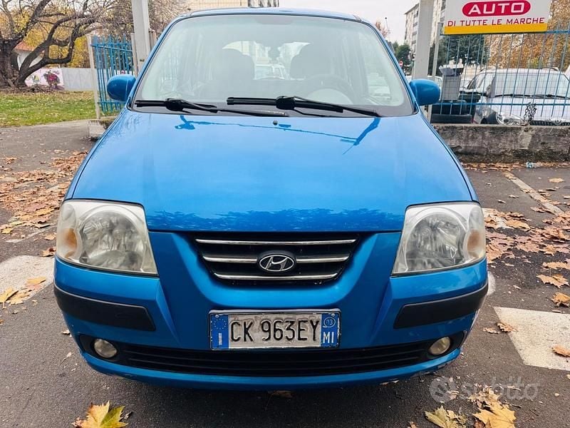 Usata Hyundai Atos Active 58 CV (42 kW) 2003 Blu Utilitaria