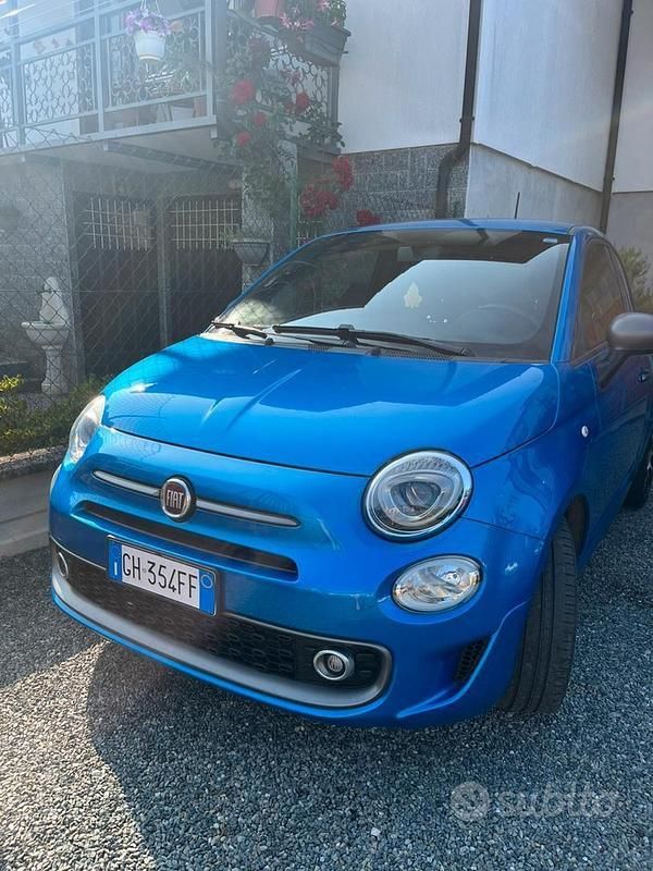 Blu Usata 2018 Fiat 500 Sport Due volumi | 12.900 € (Molto cara) - Immagine 1/4