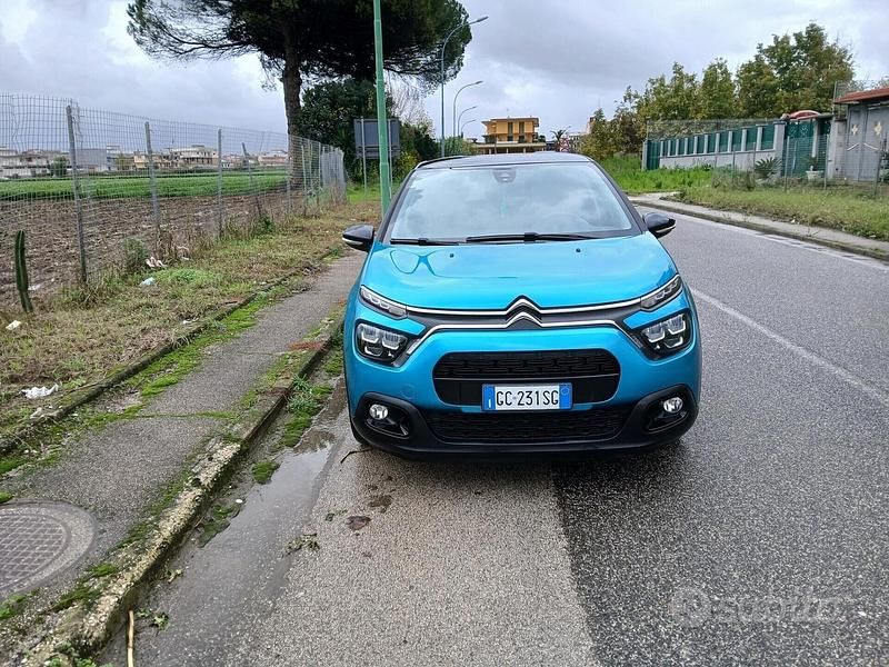 Usata Citroën C3 PureTech 82 CV (60 kW) 2021 Blu Utilitaria