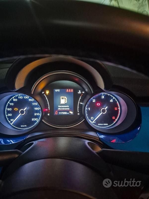 Usata Fiat 500X 95 CV (69 kW) 2020 Blu SUV