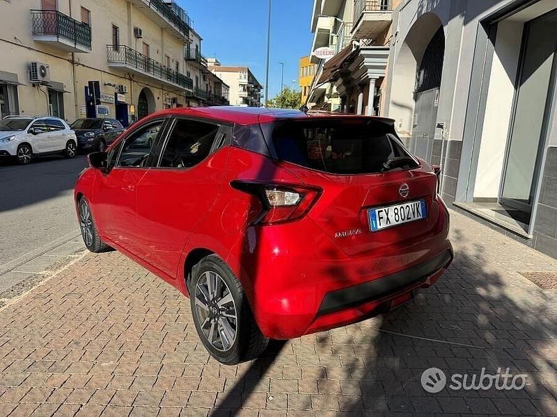 Usata Nissan Micra Tekna 90 CV (66 kW) 2020 Rosso Utilitaria
