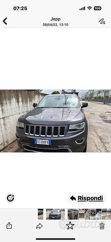 Usata Jeep Grand Cherokee 218 CV (160 kW) 2018 Grigio SUV