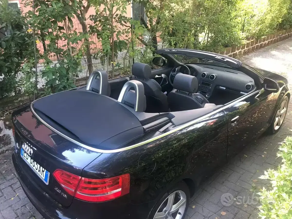 Usata Audi A3 Cabriolet Ambition 140 CV (102 kW) 2010 Nero Cabrio