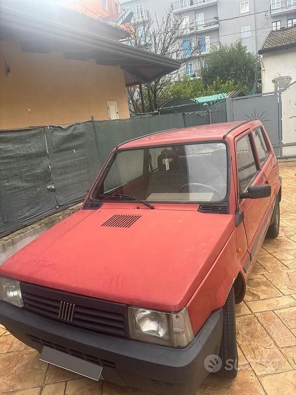 Usata Fiat Panda 2002 Rosso Utilitaria
