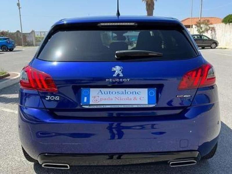Usata Peugeot 308 GT-line 150 CV (110 kW) 2017 Blu/azzurro Berlina
