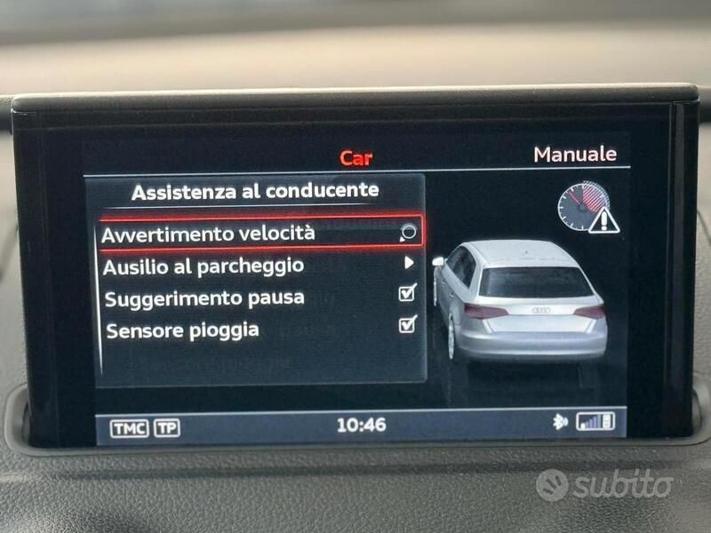 Usata Audi A3 Ambiente 150 CV (110 kW) 2015 Grigio Berlina
