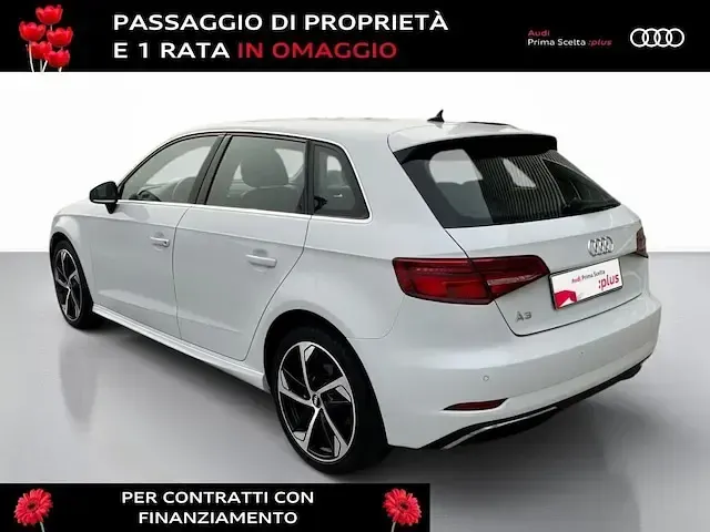Usata Audi A3 Admired 204 CV (150 kW) 2020 Bianco ghiaccio metallizzato Berlina