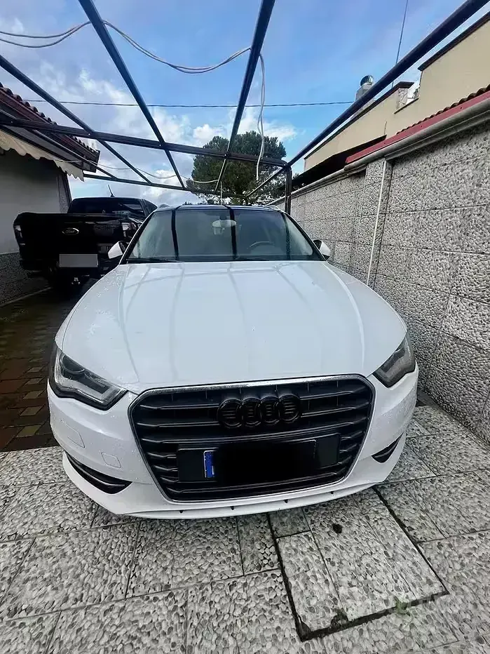 Usata Audi A3 122 CV (89 kW) 2014 Bianco Berlina