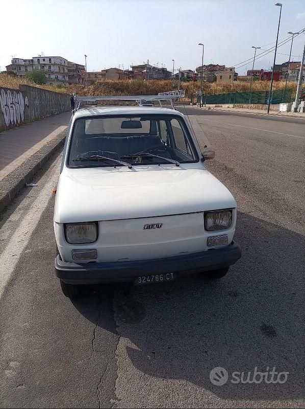 Usata Fiat 126 1970 Bianco Utilitaria