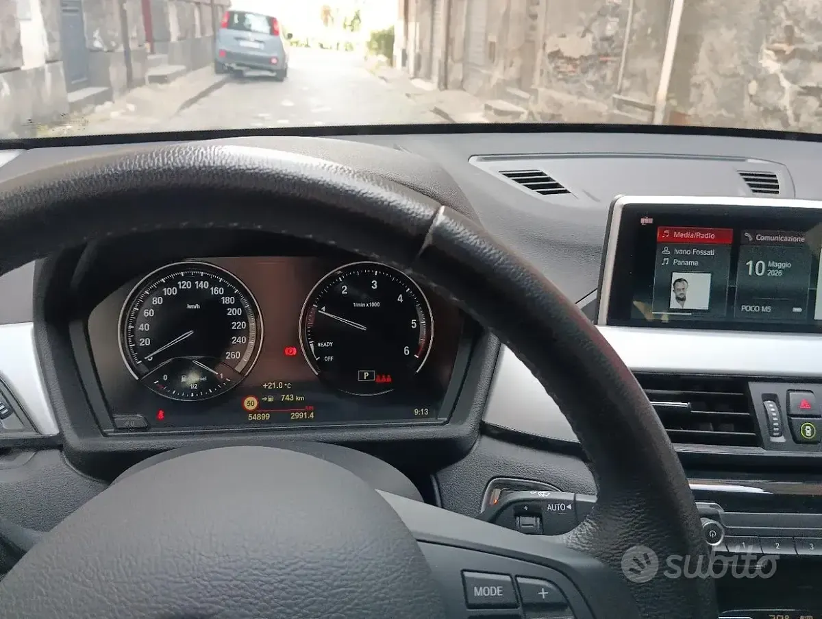 Usata BMW X1 Efficient Dynamics 116 CV (85 kW) 2021 Grigio SUV