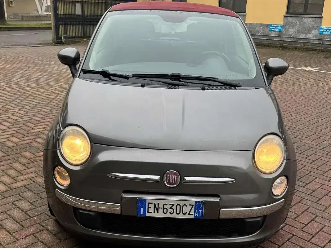 Usata Fiat 500C Rock 95 CV (69 kW) 2012 Grigio Cabrio