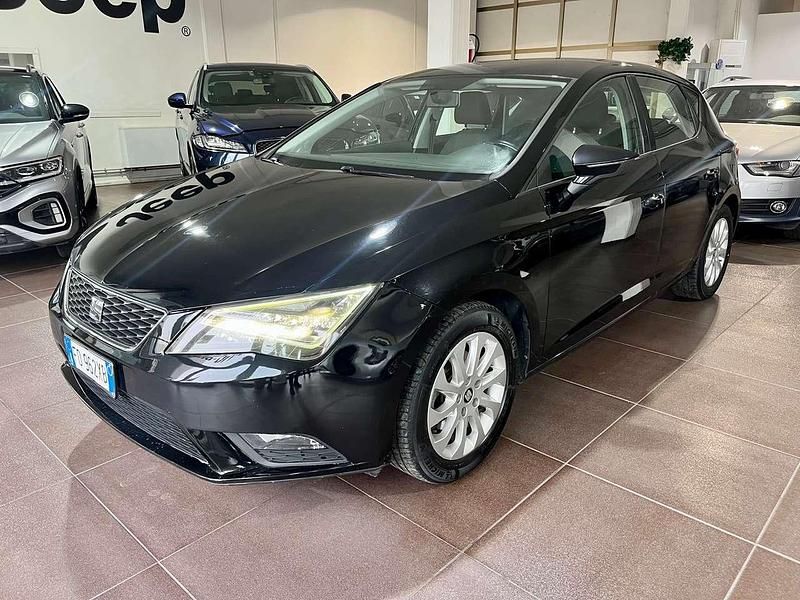 Usata Seat Leon Business 110 CV (80 kW) 2016 Nero Berlina