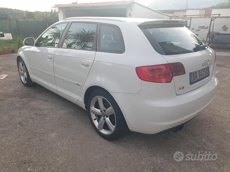 Usata Audi A3 S-Line 140 CV (102 kW) 2008 Bianco Utilitaria