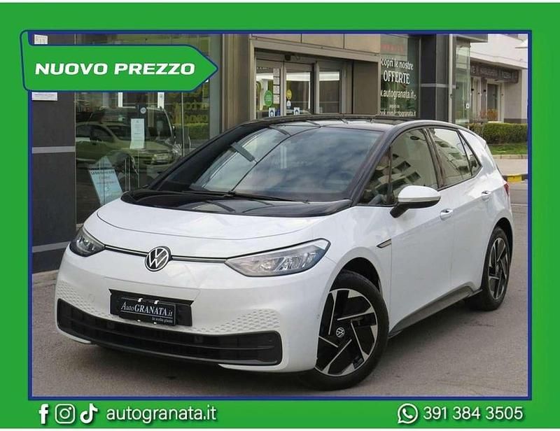 Bianco Usata 2022 VW ID.3 Pure Due volumi | 21.750 € (Buon prezzo) - Immagine 1/4