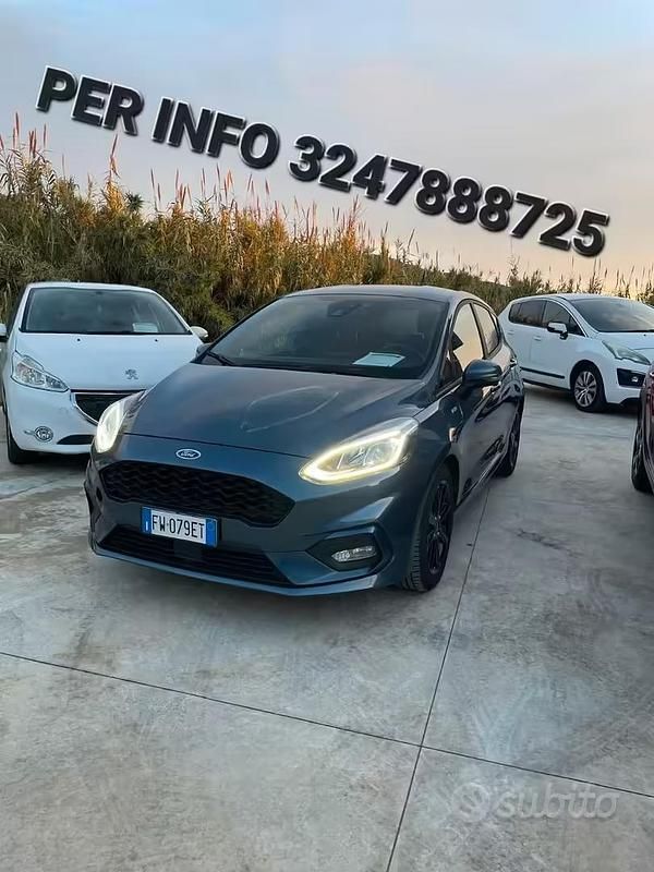 Usata Ford Fiesta ST-Line 2019 Blu Utilitaria