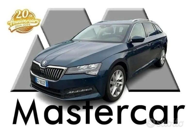 Usata Skoda Superb Executive 150 CV (110 kW) 2021 Blu/azzurro Station wagon