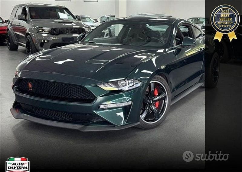 Verde Usata 2020 Ford Mustang GT Bullitt Coupé | 48.800 € (Molto cara) - Immagine 1/4