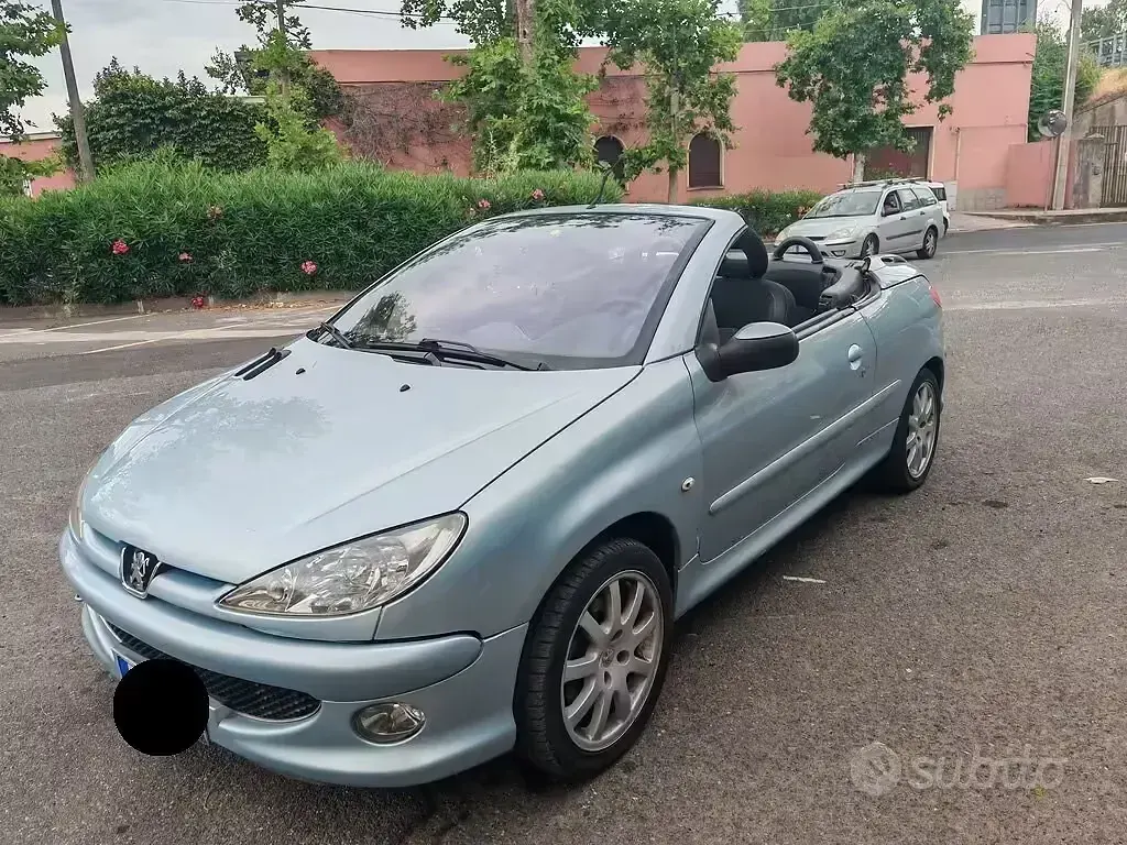 Usata Peugeot 206 CC 109 CV (80 kW) 2004 Bluazzurro Cabrio