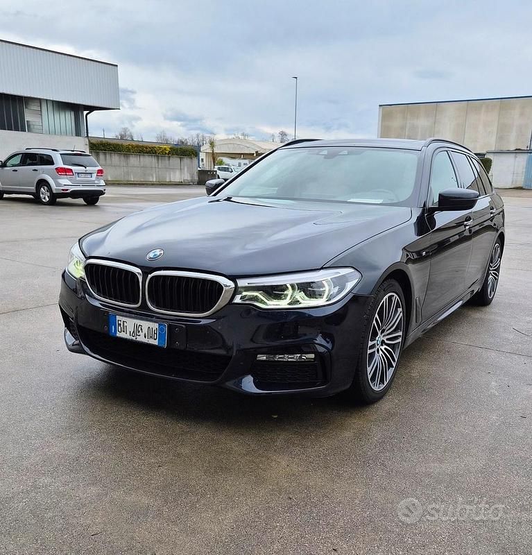 Usata BMW 520 M Sport 2018 Blu Station wagon