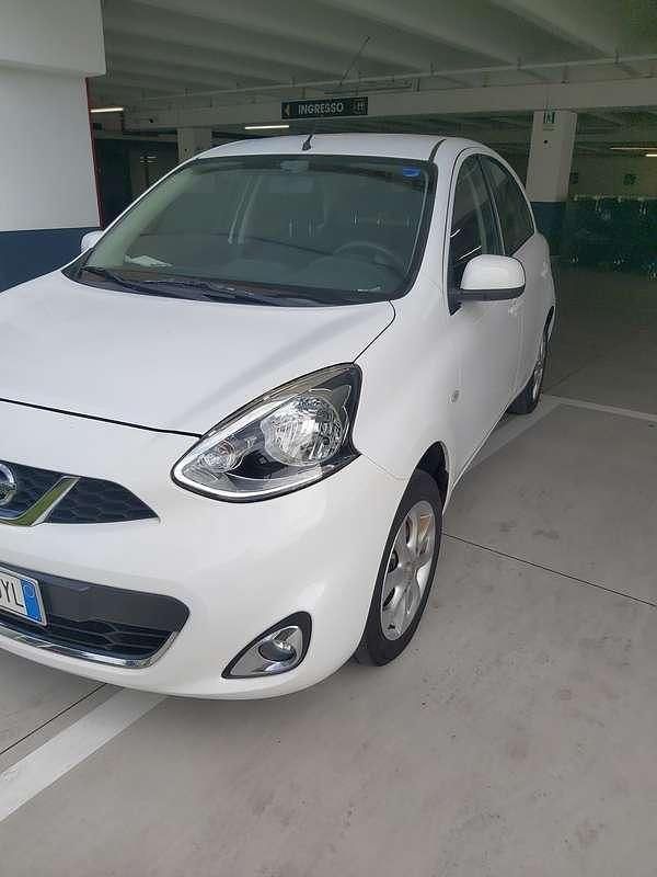 Usata Nissan Micra Acenta 80 CV (58 kW) 2013 Bianco Utilitaria