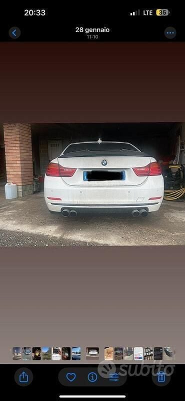 Usata BMW 425 300 CV (220 kW) 2015 Bianco Coupé