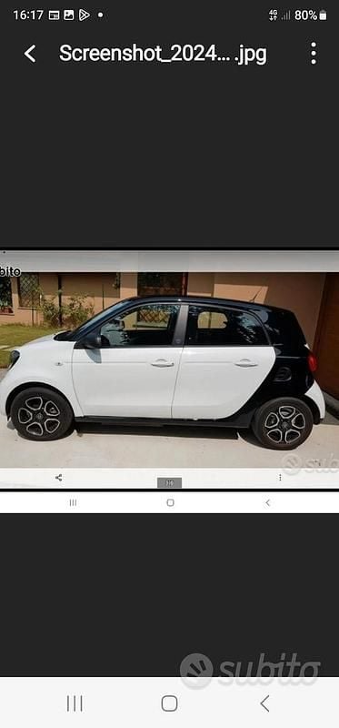 Bianco Usata 2020 Smart ForFour Electric Drive Passion Station wagon | 10.960 € - Immagine 1/4