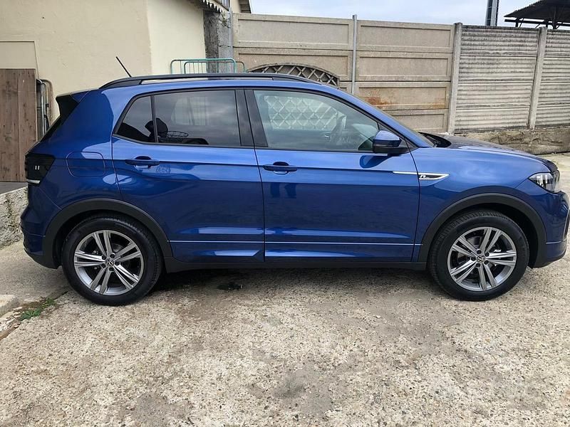 Usata VW T-Cross Sport 110 CV (80 kW) 2021 Blu SUV