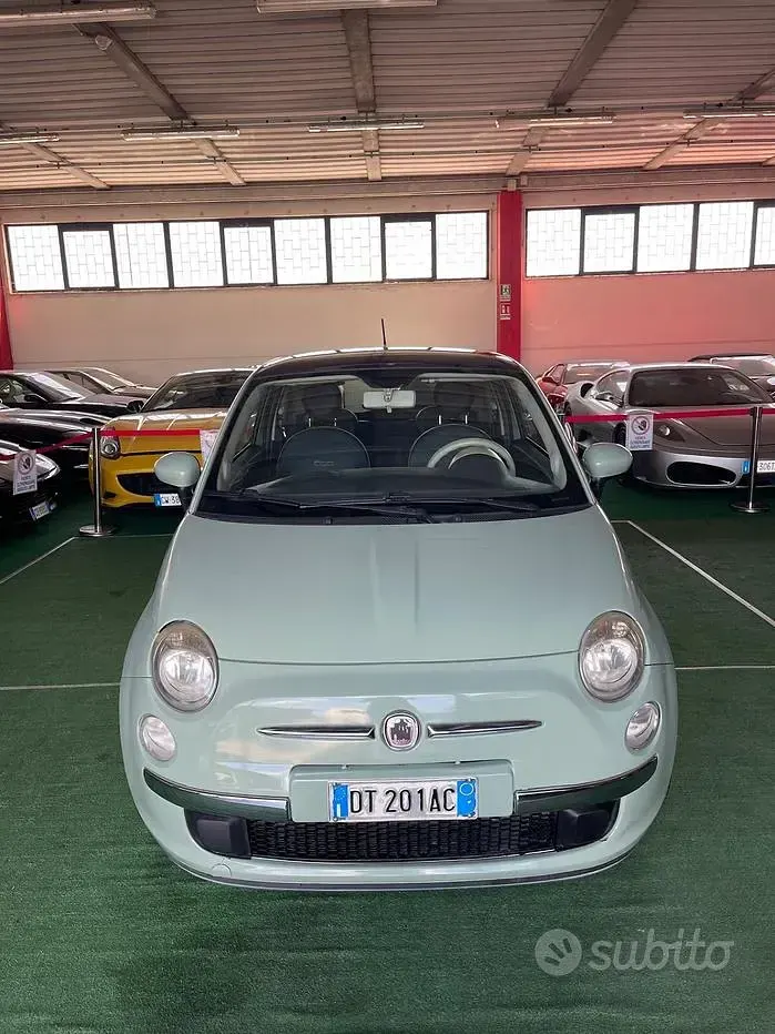 Usata Fiat 500 69 CV (50 kW) 2009 Verde Cabrio