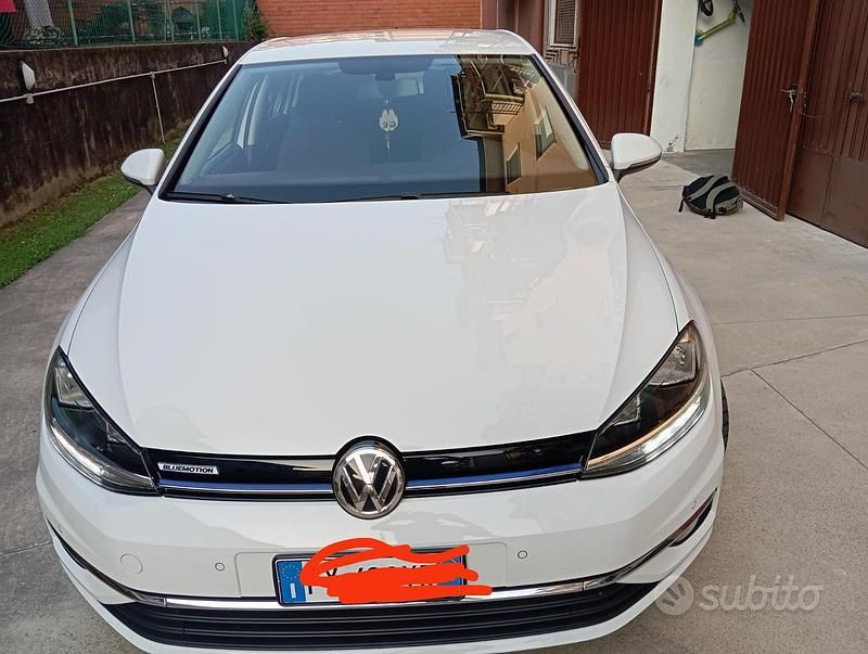 Usata VW Golf VII Business 110 CV (80 kW) 2019 Bianco Utilitaria