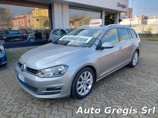Usata VW Golf VII Highline 125 CV (91 kW) 2016 Argento Station wagon